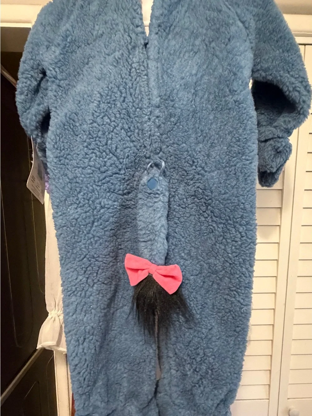 Vintage Disney Eeyore Plush Faux Sherpa Costume